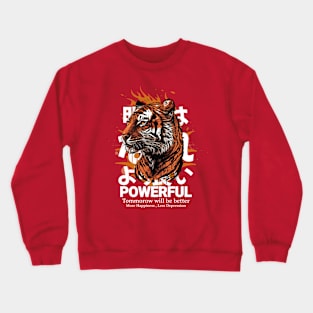 Powerful Lion Crewneck Sweatshirt